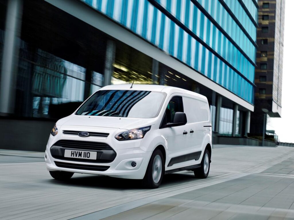 white Ford Connect