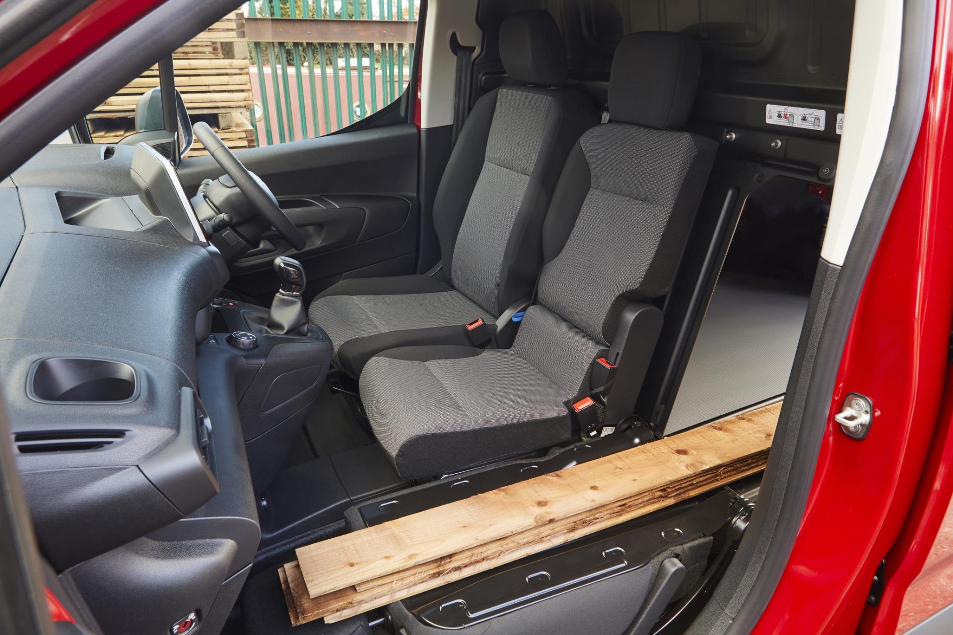 Interior of Citroen Berlingo
