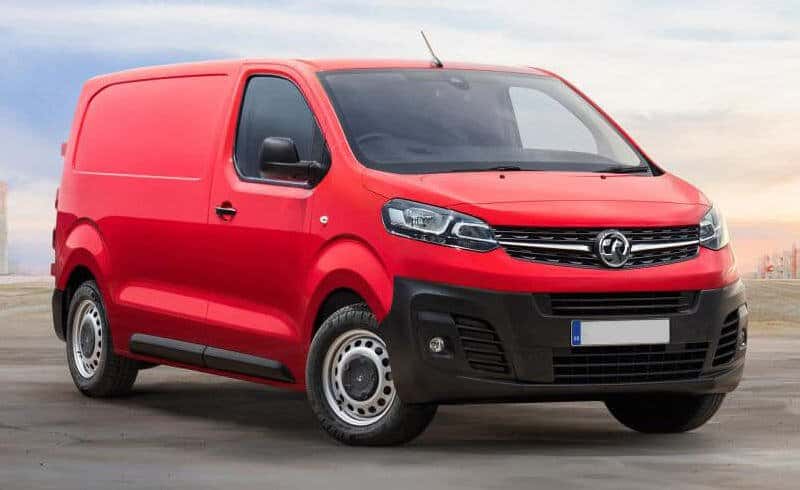 Vauxhall Vivaro in Red