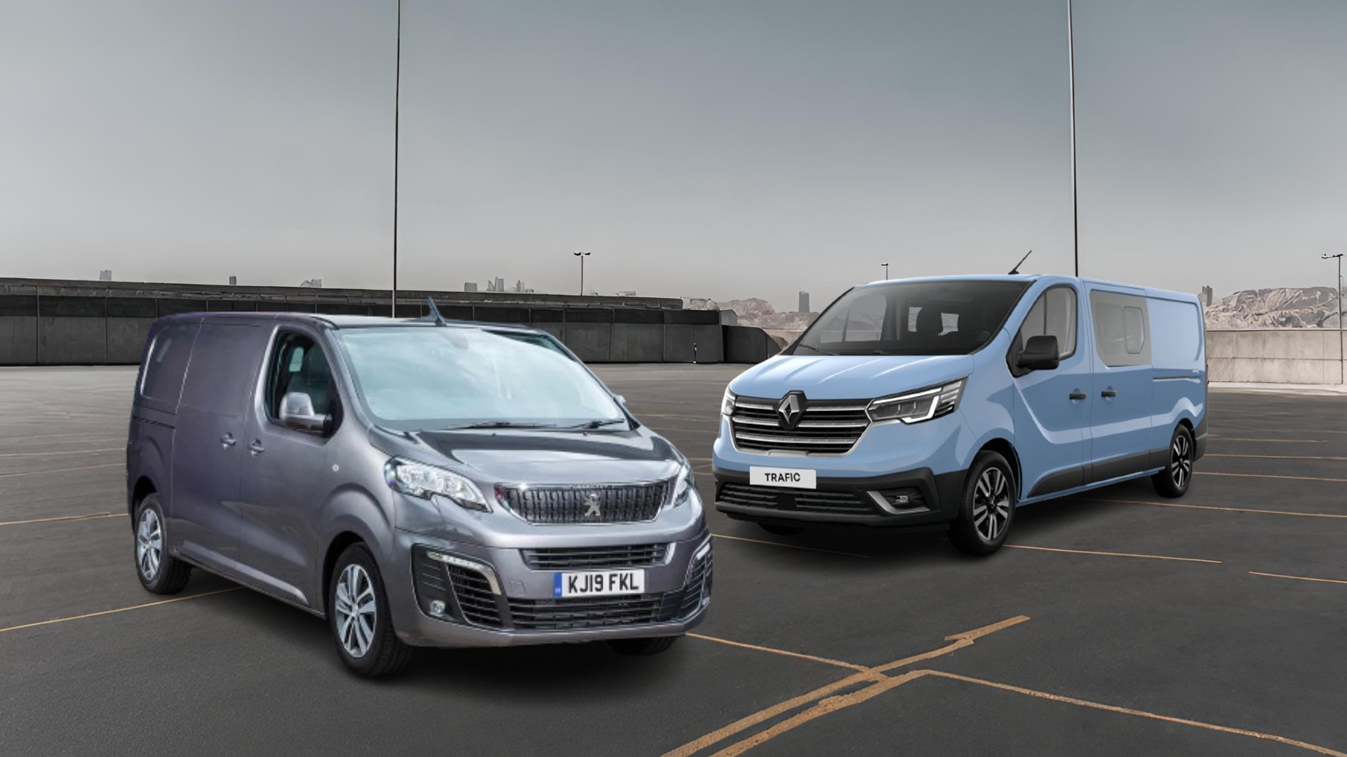 Peugeot expert and Renault trafic