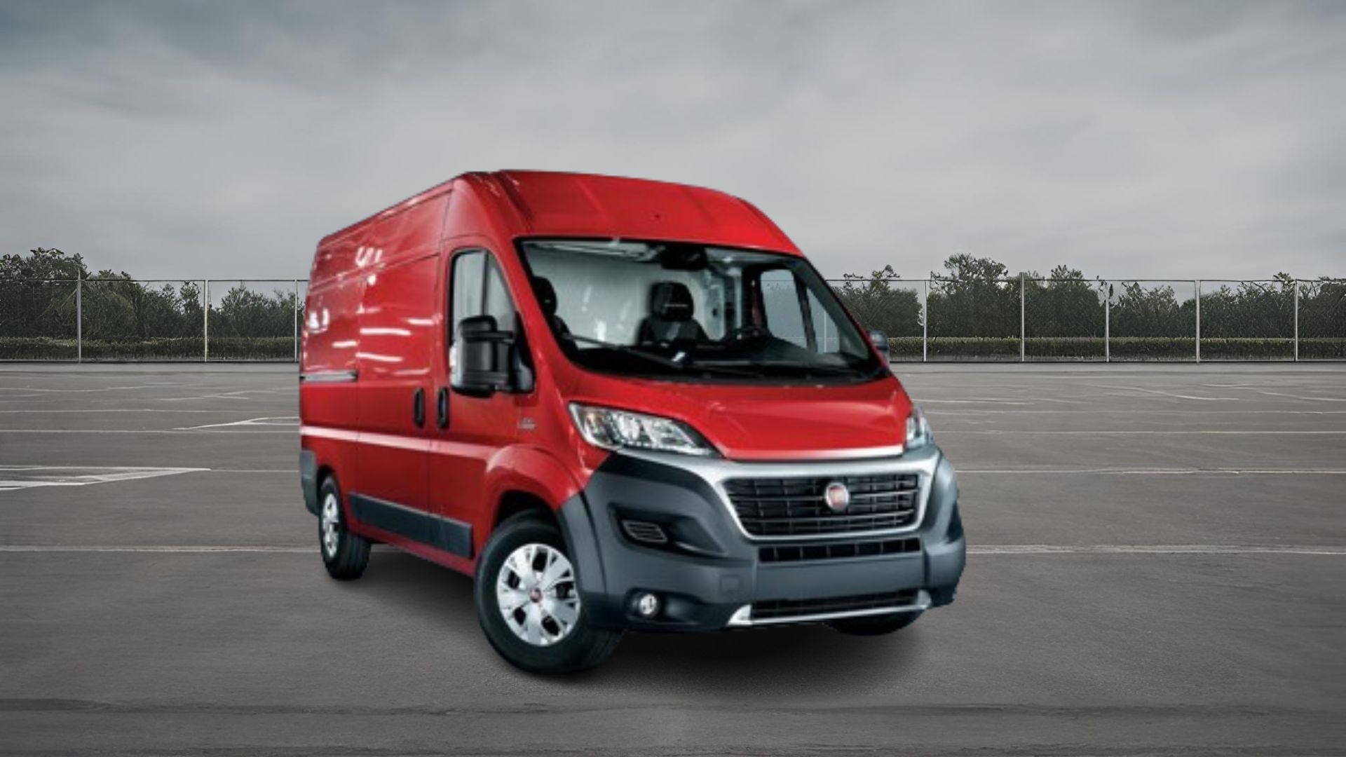 Fiat Ducato on a parking lot
